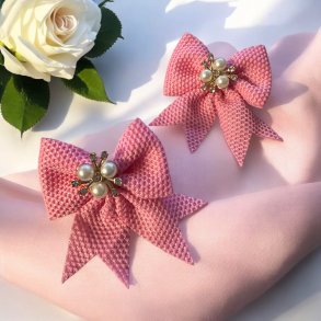 2 stk hrklemmer - Lyserd