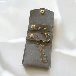 Mini rejse smykkeskrin - Lys Beige