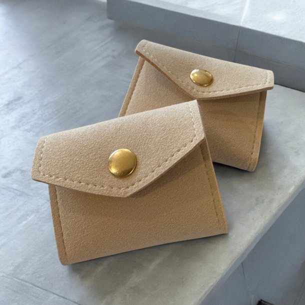 Mini rejse smykkeskrin - Lys Beige