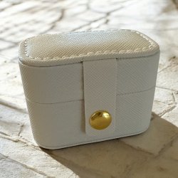 Mini rejse smykkeskrin - Hvid