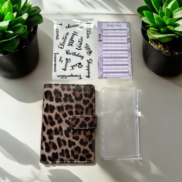 A6 cash stuffing binder - Leo