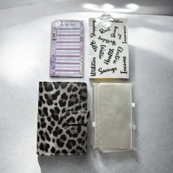 A6 cash stuffing binder - Gr leo