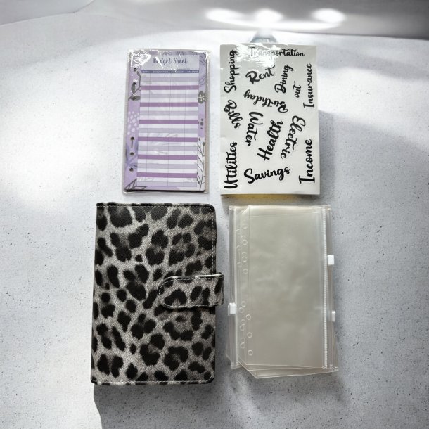 A6 cash stuffing binder - Gr leo