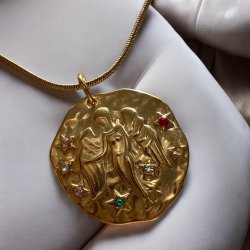 Halskde med stjernetegn  Jomfruen