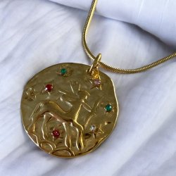 Halskde med stjernetegn  Skytten