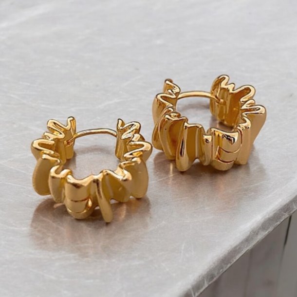 reringe med blgeform - Forgyldt