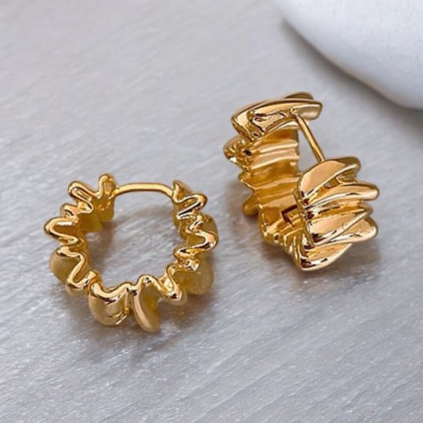 reringe med blgeform - Forgyldt