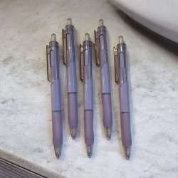 5 stk. Kuglepenne - Lilla