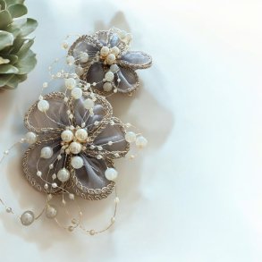 2 smukke blomster hrclips - Gr