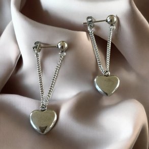 reringe med hngende hjerter - Slv