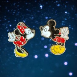Minnie og Mickey Mouse reringe - Slv