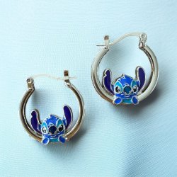 Stitch hnge reringe - Slv