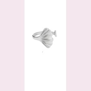 Justerbar ring med blad - Slv