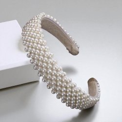 Hrbjle med fine hvide perler