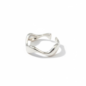 Justerbar fingerring - Slv