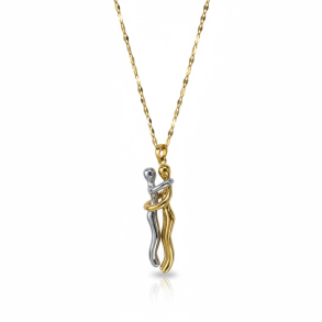 Par halskde - Forgyldt