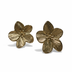 Smukke blomster reringe - Forgyldt