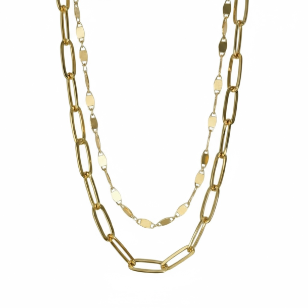 Klassisk st med 2 kder - Forgyldt