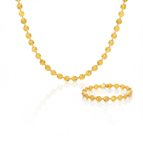 Klassisk enkel smykke st - Forgyldt