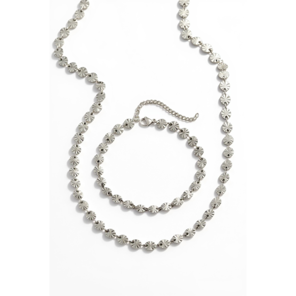 Klassisk enkel smykke st - Slv