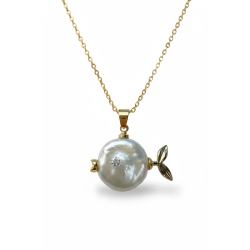 Kde med sd lille ferskvands fisk - Forgyldt