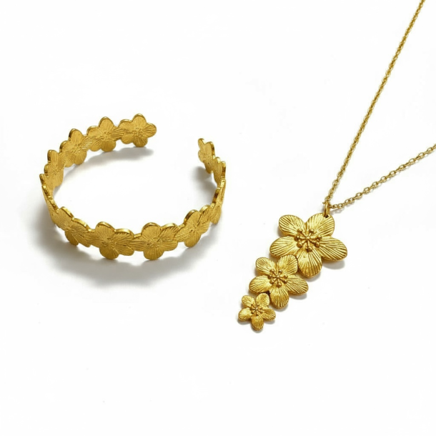 Smukt smykke st - Yellow gold