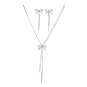 Klassisk enkel smykke st med sljfer - Slv