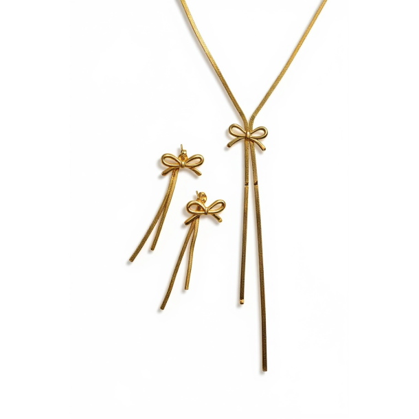 Klassisk enkel smykke st med sljfer - Forgyldt