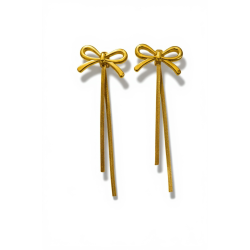 Klassisk enkel smykke st med sljfer - Forgyldt