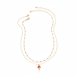 2 sde halskder - Forgyldt