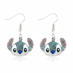 Sde Stitch reringe med glitrende sten - Slv