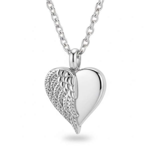 Smuk halsk�de med vinger - S�lv