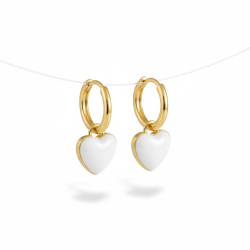  �reringe med hvide hjerter