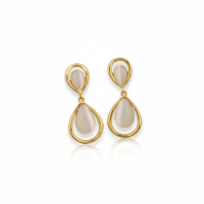 reringe med drber - Forgyldt