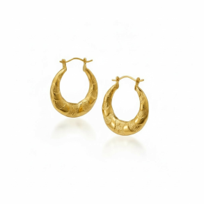 Forgyldt reringe med mnster