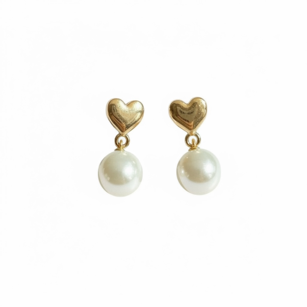 �reringe med de finste hjerter og perler