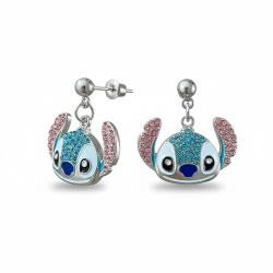 Sde Stitch reringe med glitrende sten - Slv