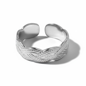 Justerbar ring med mnster - Slv