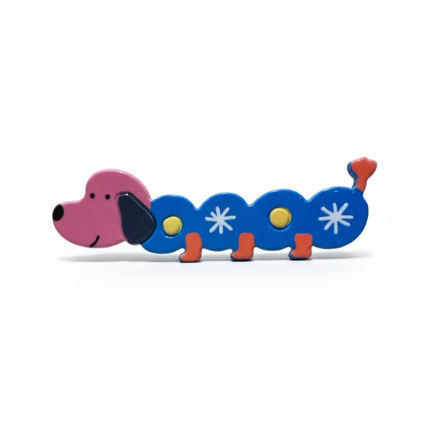 S�deste h�rklemmer med hundemotiv