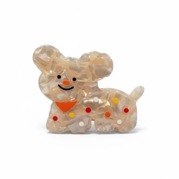 S�deste h�rklemmer med hundemotiv