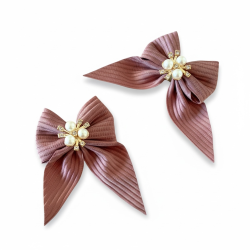 2 stk. smukke sl�jfe h�rclips Rosa 