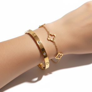 Smukke armbnd med zirkonia sten 