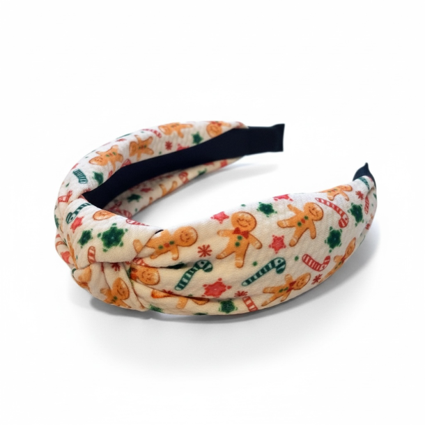 H�rb�jle i l�kkert bl�dt stof med s�de julemotiver