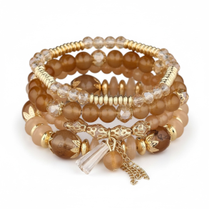 Armbndsst i Brun & Guld