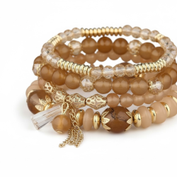 Armbndsst i Brun &amp; Guld