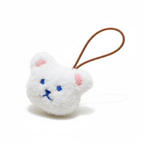 Hvid Bamse-Nglering / Taskevedhng