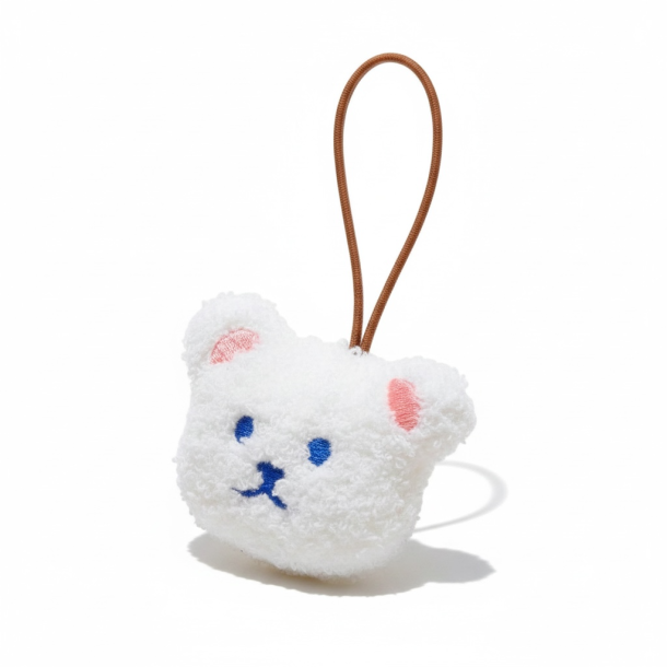 Hvid Bamse-Nglering / Taskevedhng