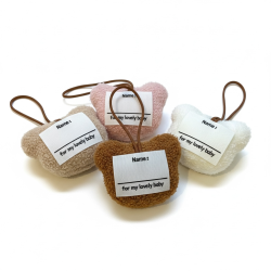 Hvid Bamse-Nglering / Taskevedhng