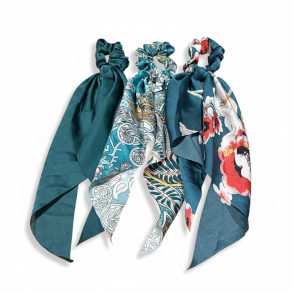 Satin Scrunchie St  Grn