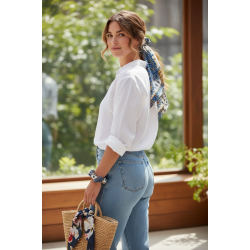 Satin Scrunchie St  Bl